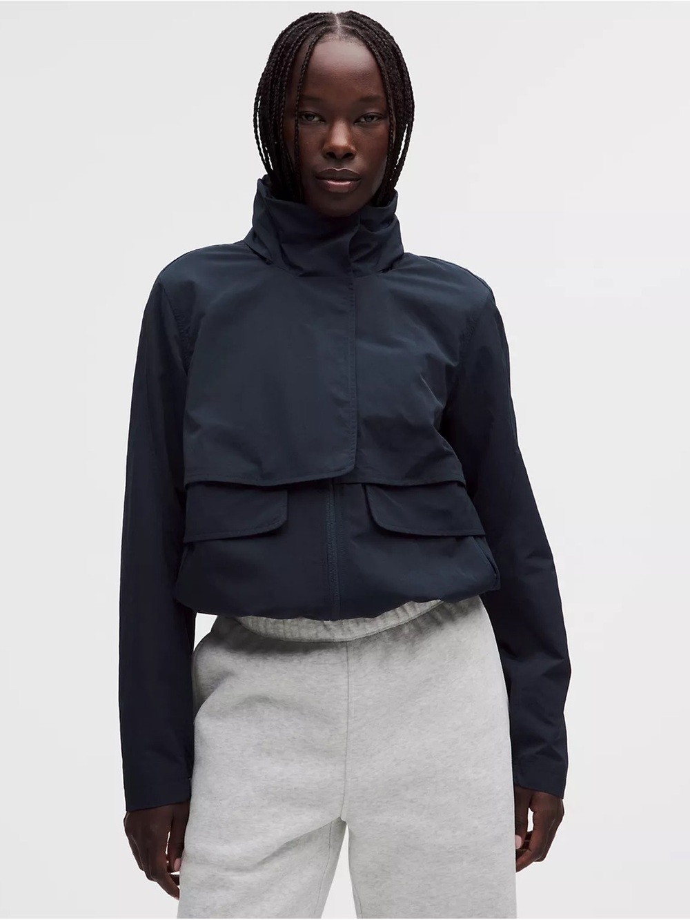 Lululemon Always Effortless Classic-Fit Jacket Navy Size 0 NWT